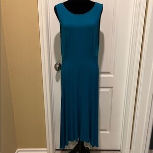 Eileen Fisher SleevelessTeal Midi Dress